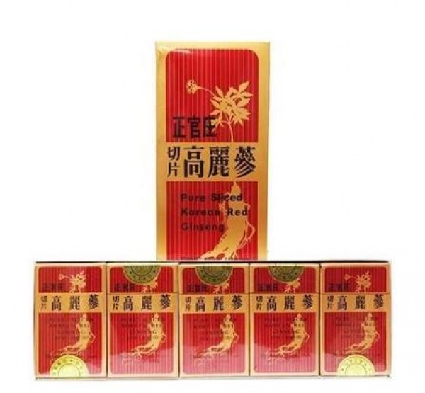 Hồng Sâm Củ Khô Thái Lát Nguyên Chất KGS Hàn Quốc Chính Hãng